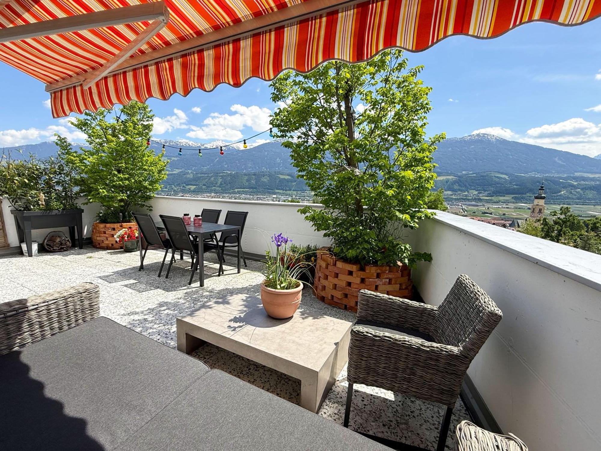 Sunny Mountain Loft - Terrace & Garden Apartment Thaur Luaran gambar